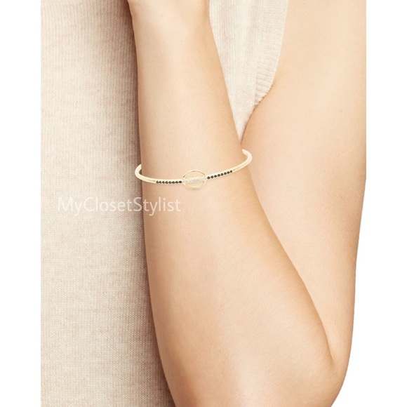 Black Diamond 22K Gold Bracelet Elizabeth & James! - Picture 2 of 5